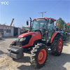 95hp usado kubota tractor 4 rodas com cabine