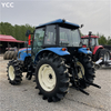 80hp usado trator de fazenda 4wd com cabine