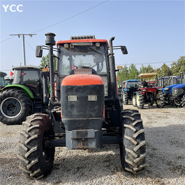 120HP usado trator de kat 4wd 91kw 14.9-24 pneu