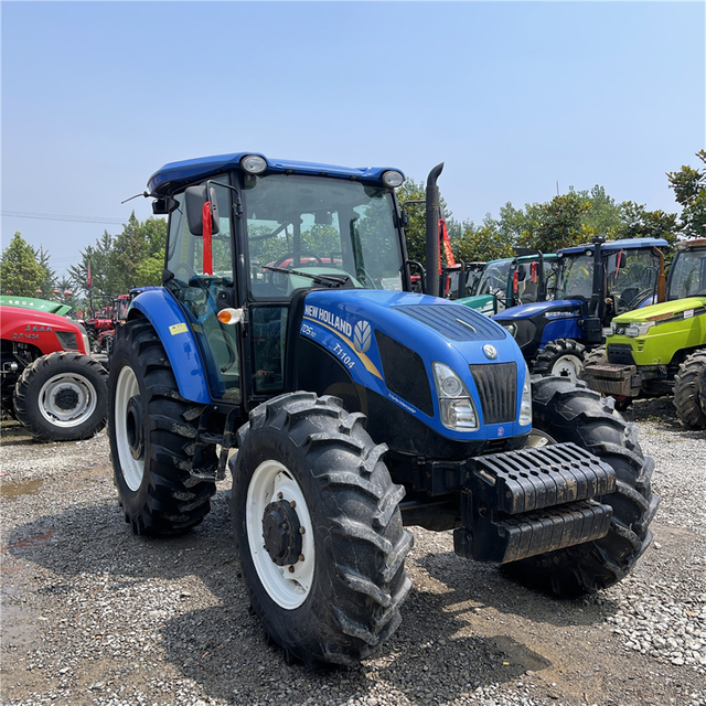 Segunda mão usada Newholland Tractor T1104 110HP 4WD boa qualidade para venda Newholland TD5 para venda