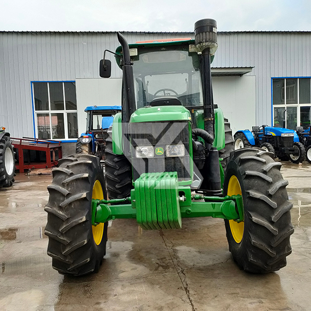 120 hp usou trator 4wd John Deere com cabine