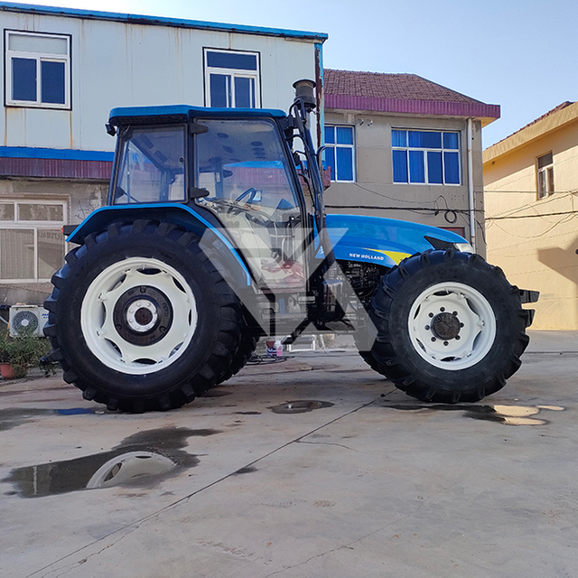 Utilizou o New Holland SNH1004 Frexor de 100hp 4WD com sons e equipamentos agrícolas e agrícolas