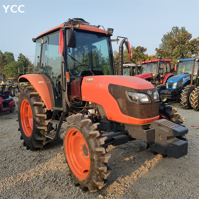 70hp kubota usou trator 4 rodas com cabine