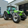 Conforto de segunda mão Deutz fahr df1704 170hp 4wd Tractor com cabine e AC