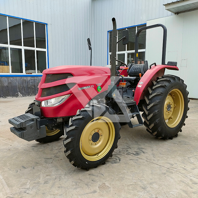 70 hp pequeno utilizado 4wd Agricultural Yanmar Tractor 