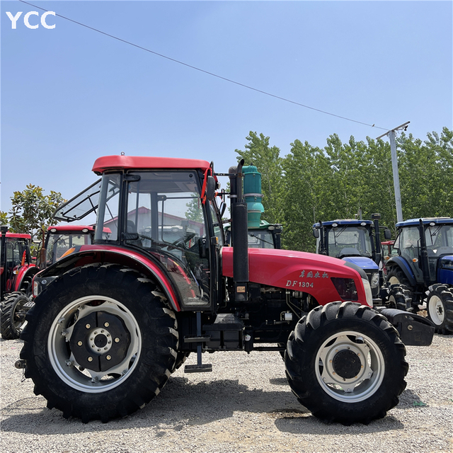 130hp Usado China Agricultural Tractor 4WD com Cab