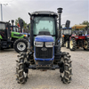 90HP usado trator de fazenda 4wd com cabine