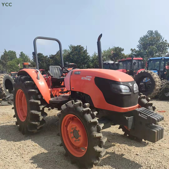 Segunda mão usada kubota trator japonês trator kubotam704k 70hp 4wd boa qualidade para venda