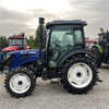 90HP usado trator de fazenda 4wd com cabine