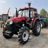 80hp 4WD Usado Farm China YTO Tractor com cabine